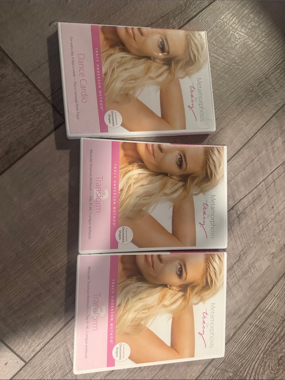 Tracy Anderson metamorphosis DVDs